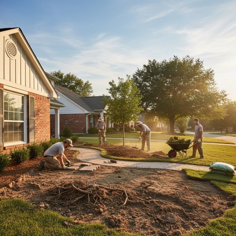Residential Landscaping detail