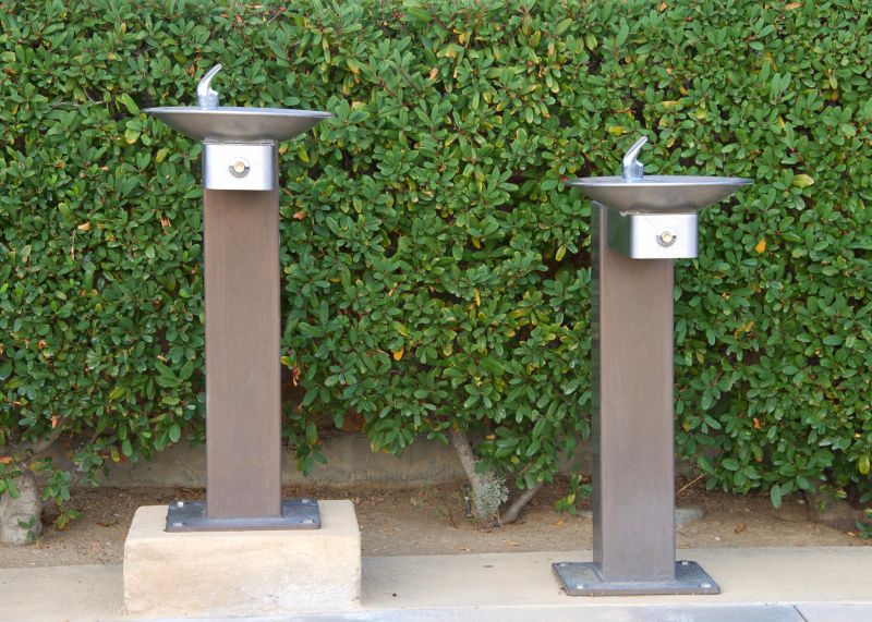 Garden Fountain Installation