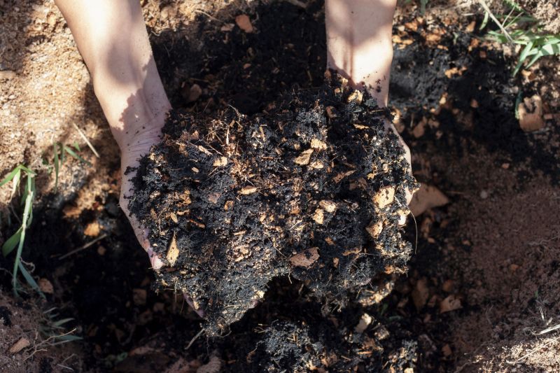 Organic Mulch Installation