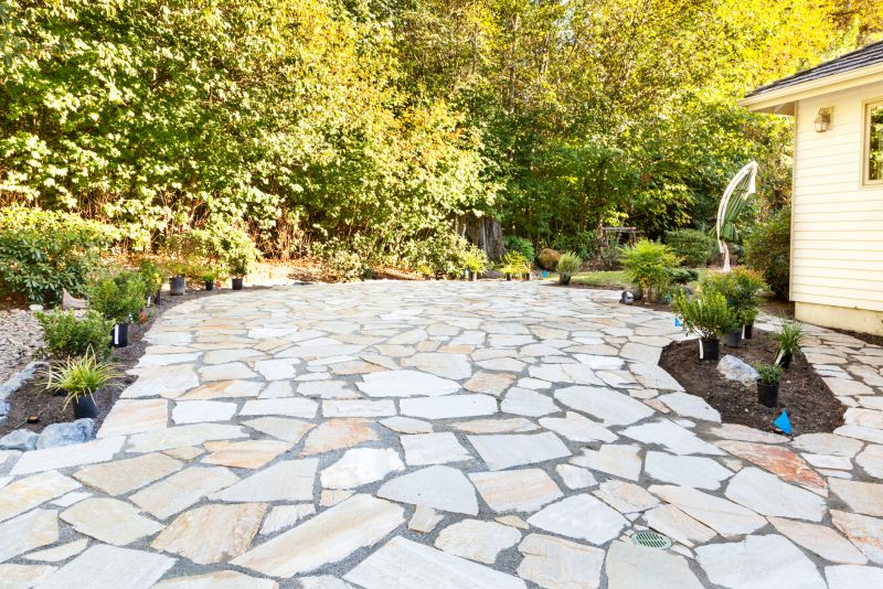 Pea Stone Installation