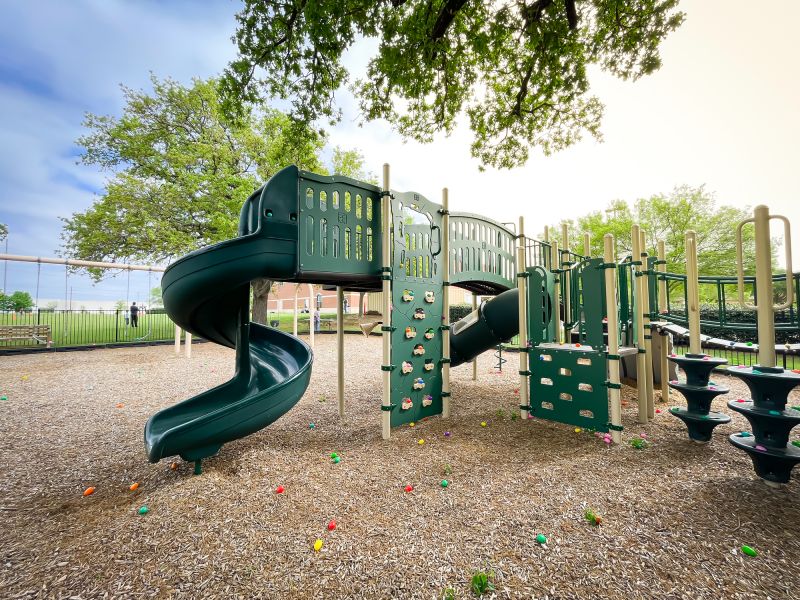Playground Mulch Installation