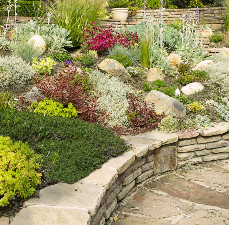 River Stone Installation