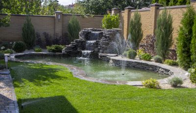 Rock Fountain Installation