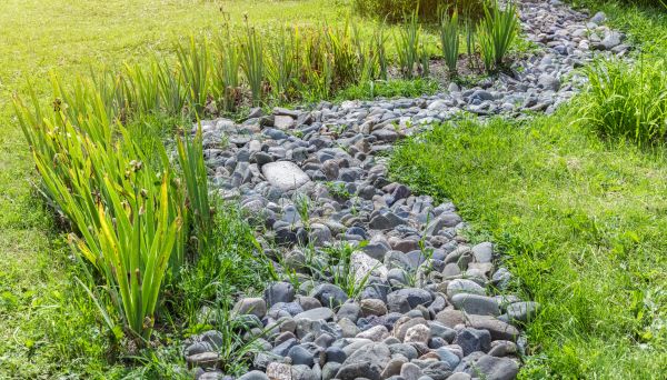 River Rock Garden Installation in Draper