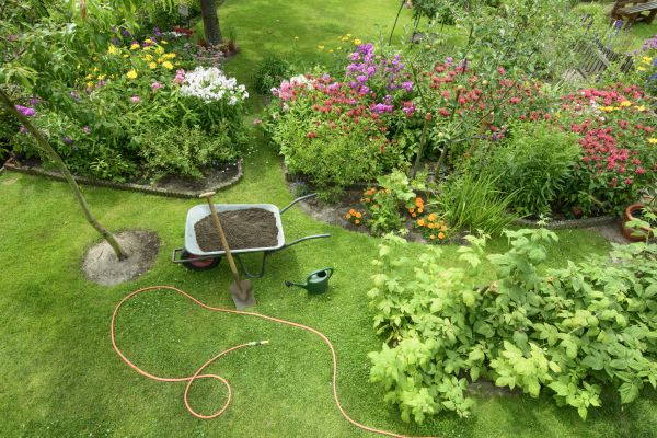 Flower Bed Construction in Draper
