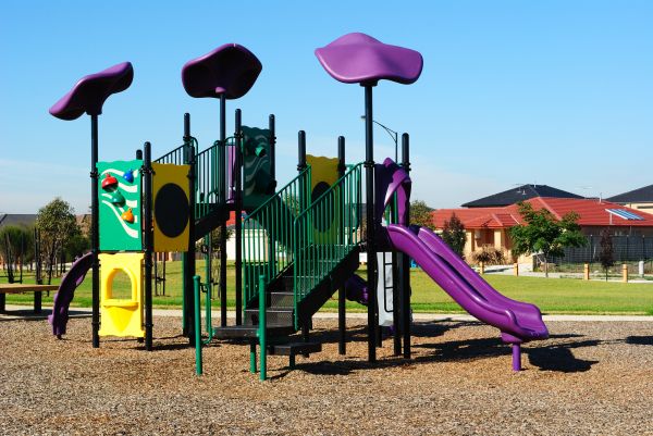 Playground Mulch Removal in Draper