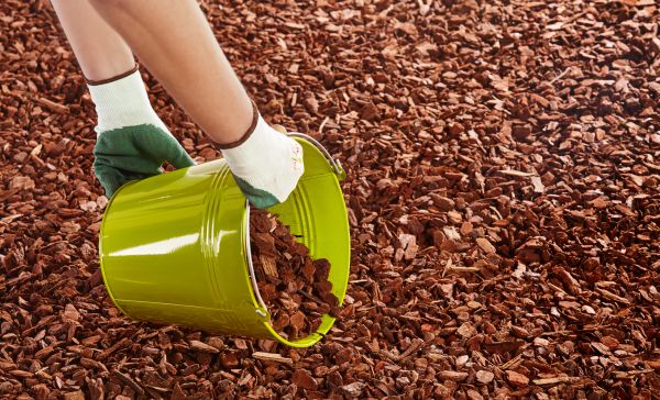 Wood Chip Landscaping in Draper